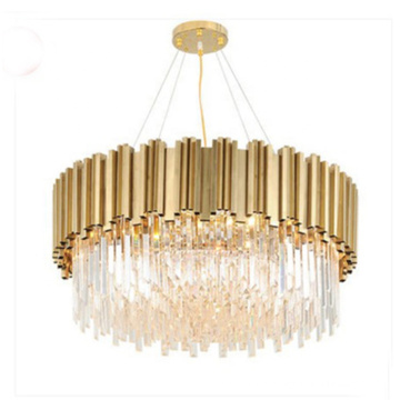 Nordic living room ceiling lamp American industrial chandelier tassel villa ceiling lamp living room crystal lamp